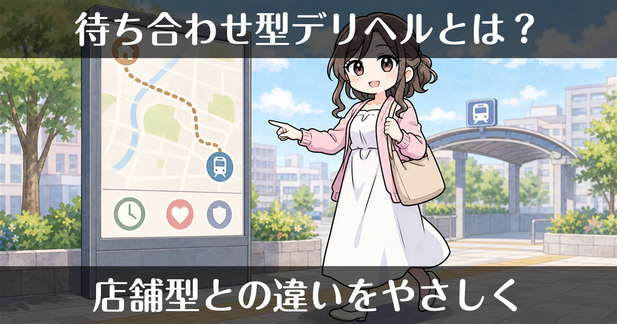 待ち合わせ型デリヘルとは？店舗型との違いをやさしく解説