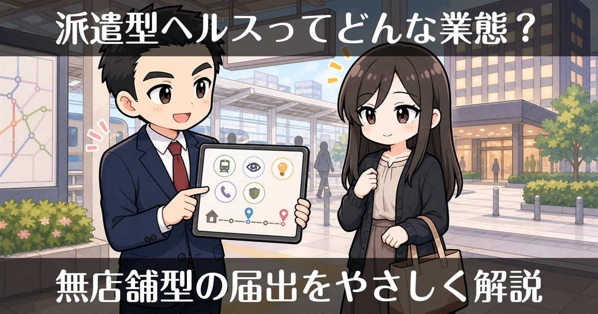 派遣型ファッションヘルス（無店舗型）とは？届出業態をわかりやすく