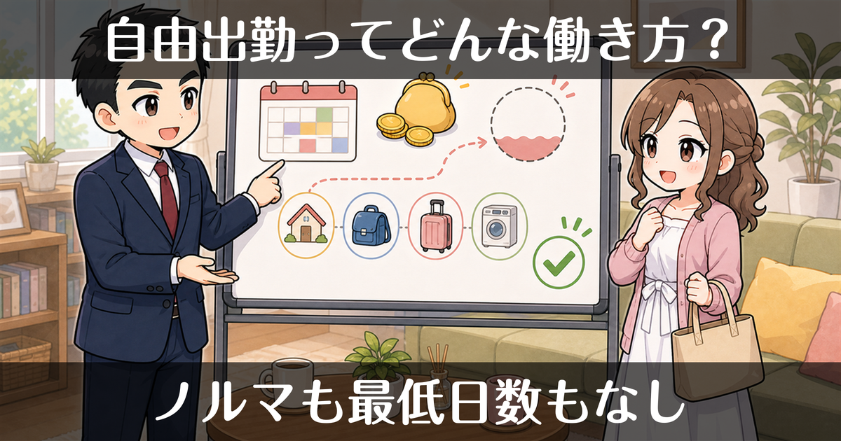デリヘルの自由出勤とは？ノルマ・最低出勤日数なしの仕組み