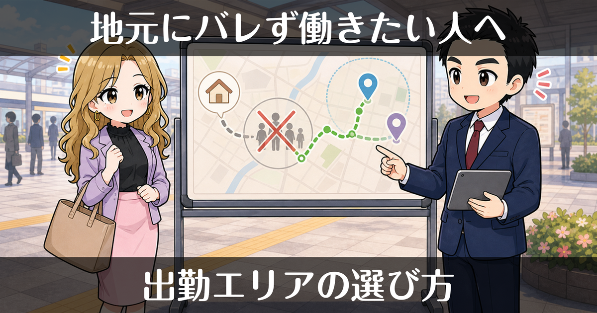地元・ご近所にバレずに風俗で働くには？出勤エリアの選び方