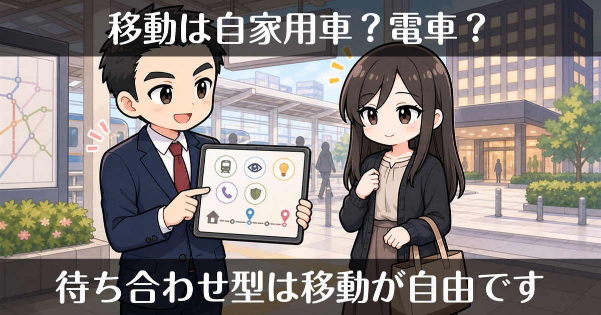 デリヘルの移動は自家用車？電車？待ち合わせ型の移動の自由