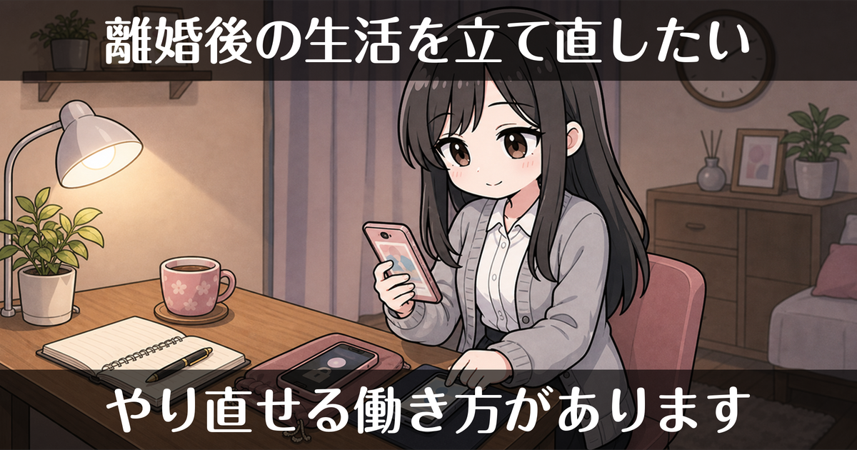 バツイチ主婦が風俗でやり直し｜離婚後の生活を立て直す働き方